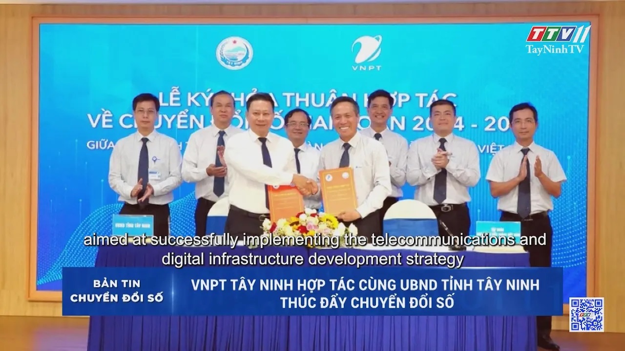 Bản tin Chuyển đổi số 22-7-204 | TayNinhTVDVC